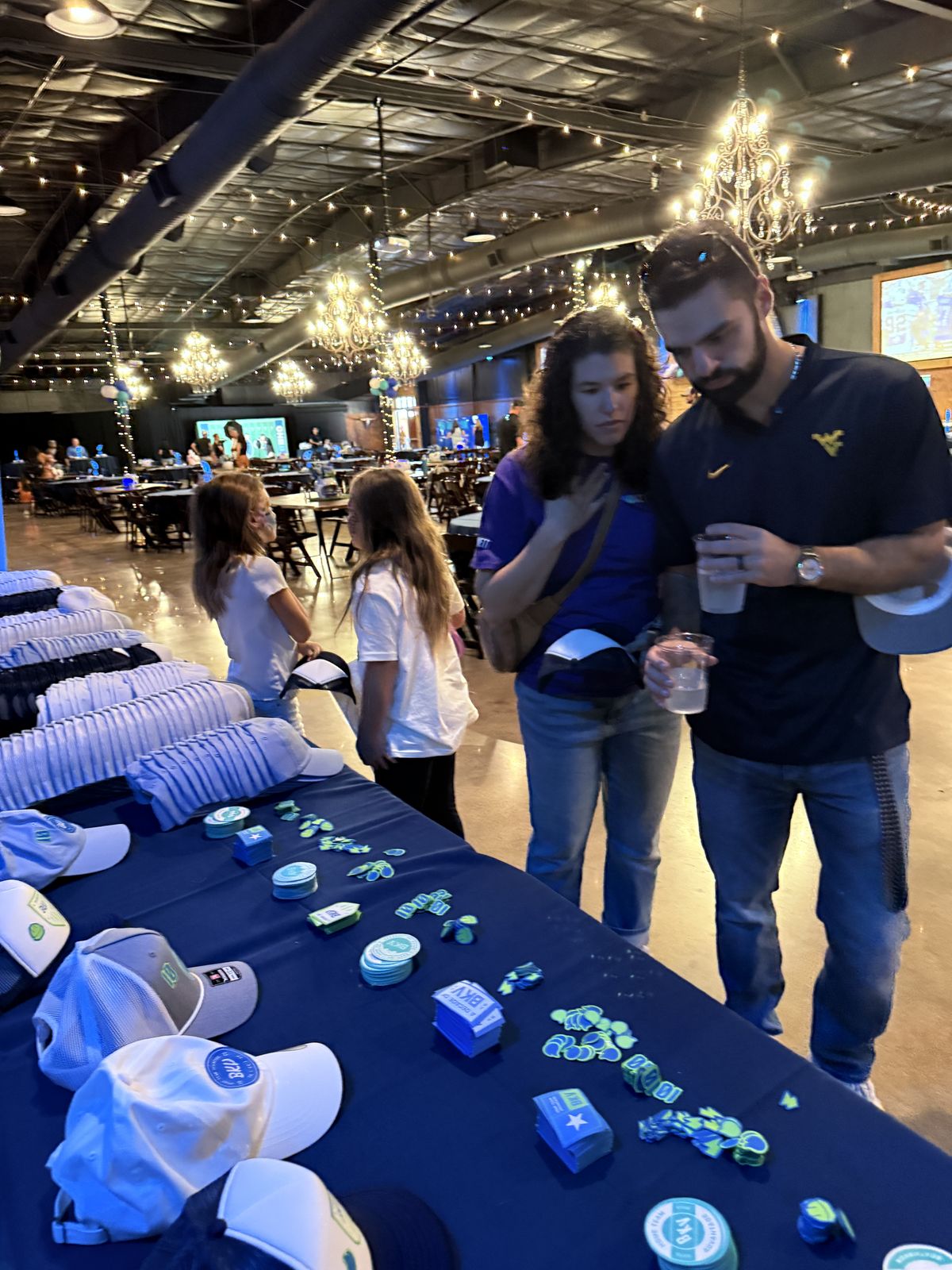 Merch Troop live printing — the line forms fast